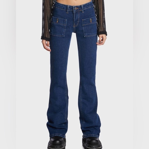 Ragged Jeans Dark Denim Flare - Size 36 - Picture 1 of 11